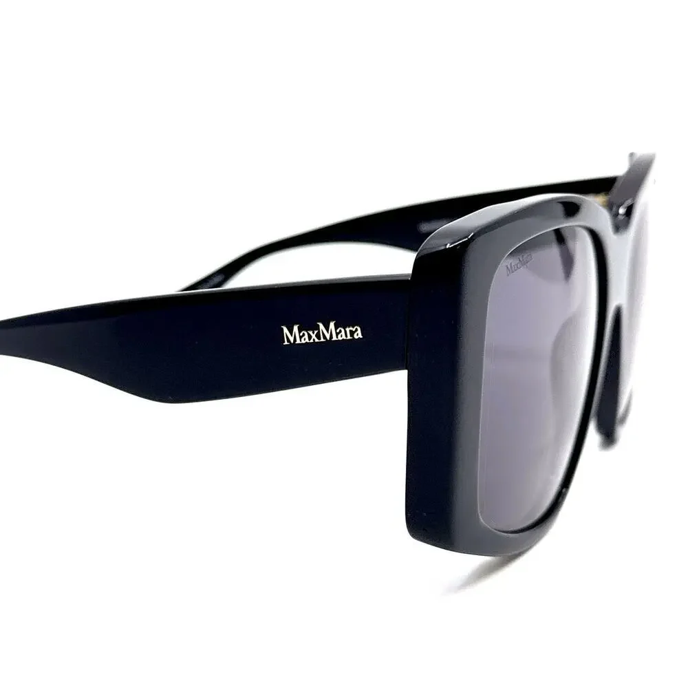 New, MAXMARA Sunglasses Glimpse6 MM0098 01A Authentic